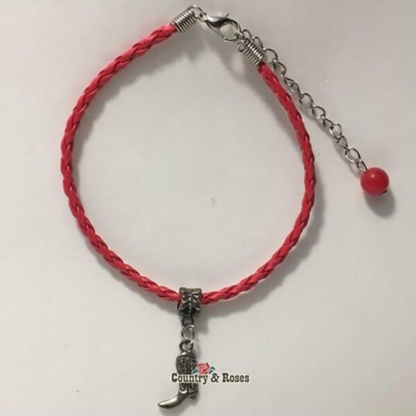 Tobillera - Brazalete rojo - Imagen 2