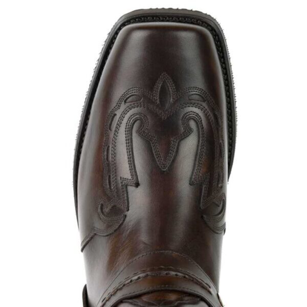 Botas biker Indian marrón oscuro - Imagen 2