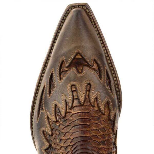 Botines tierra mate con cremallera - Imagen 2
