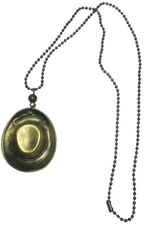 Colgante sombrero - Country and Roses - Oro Viejo - 1