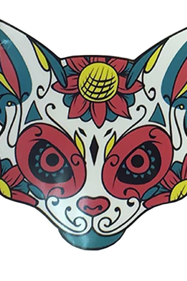 Parche gato ojos rojos vinilo - Country and Roses - Termoadhesivo - 1