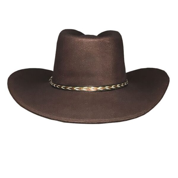 Sombrero de fieltro Kansas Brown - Imagen 2