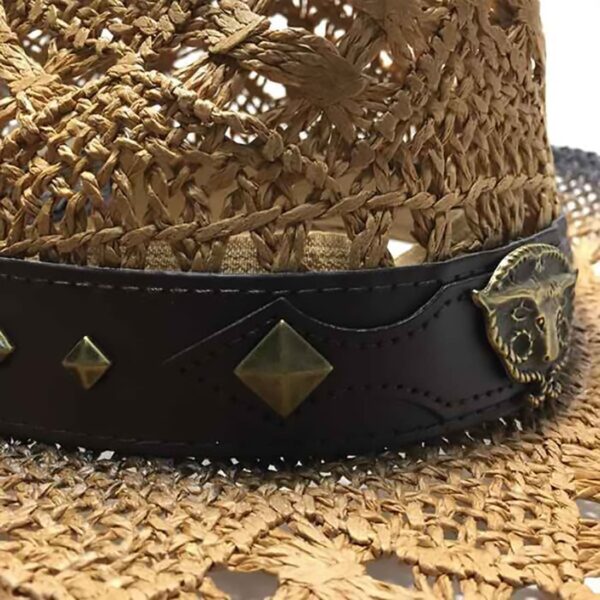 Sombrero country de paja Sunset - Imagen 2