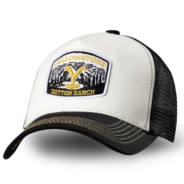 Gorra cowboy - Country and Roses - Dutton Ranch White Yellowstone