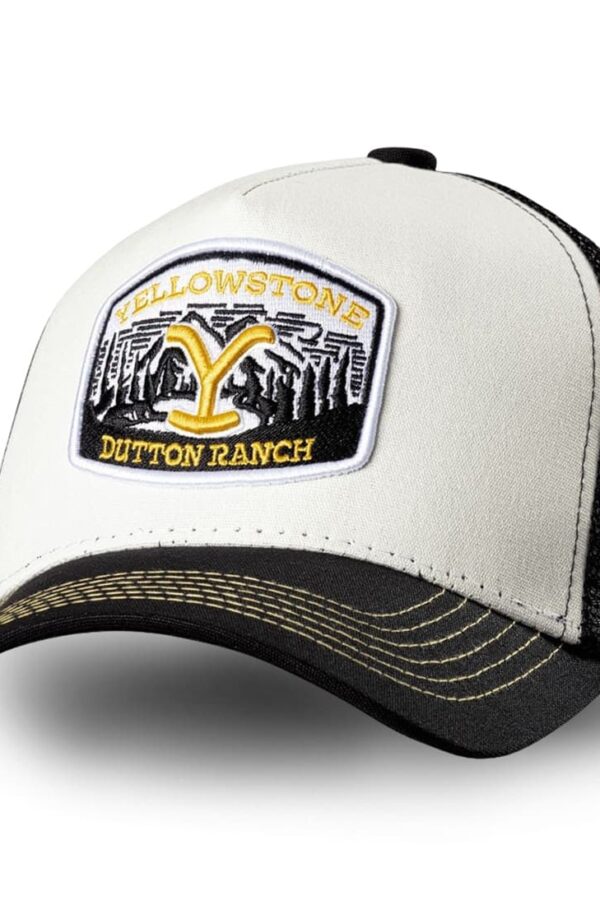 Gorra cowboy - Country and Roses - Dutton Ranch White Yellowstone