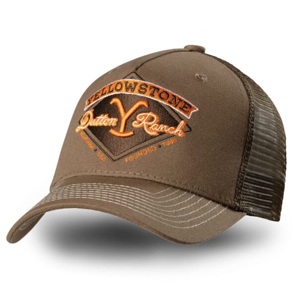 Gorra cowboy - Country and Roses - Yellowstone - Dutton Ranch marrón