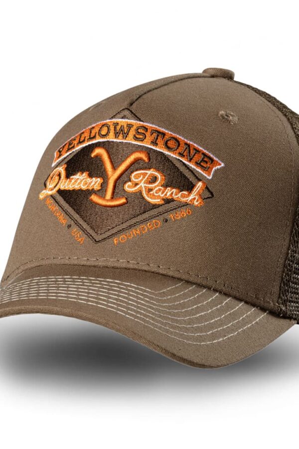 Gorra cowboy - Country and Roses - Yellowstone - Dutton Ranch marrón