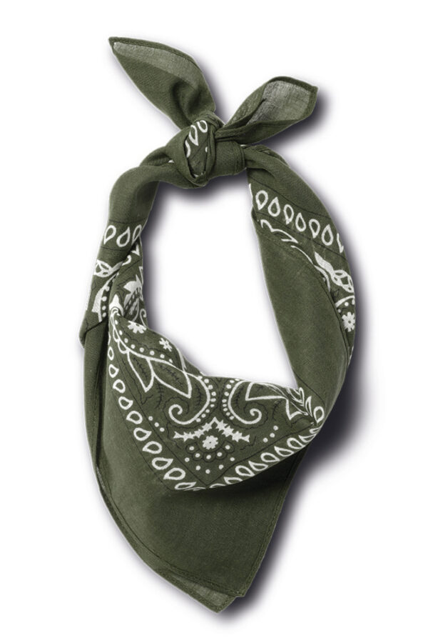 Bandana verde - Country and Roses - Olive Green - 2
