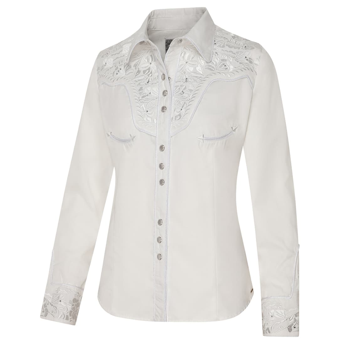 Vista frontal completa de la camisa de estilo americano Hailey.