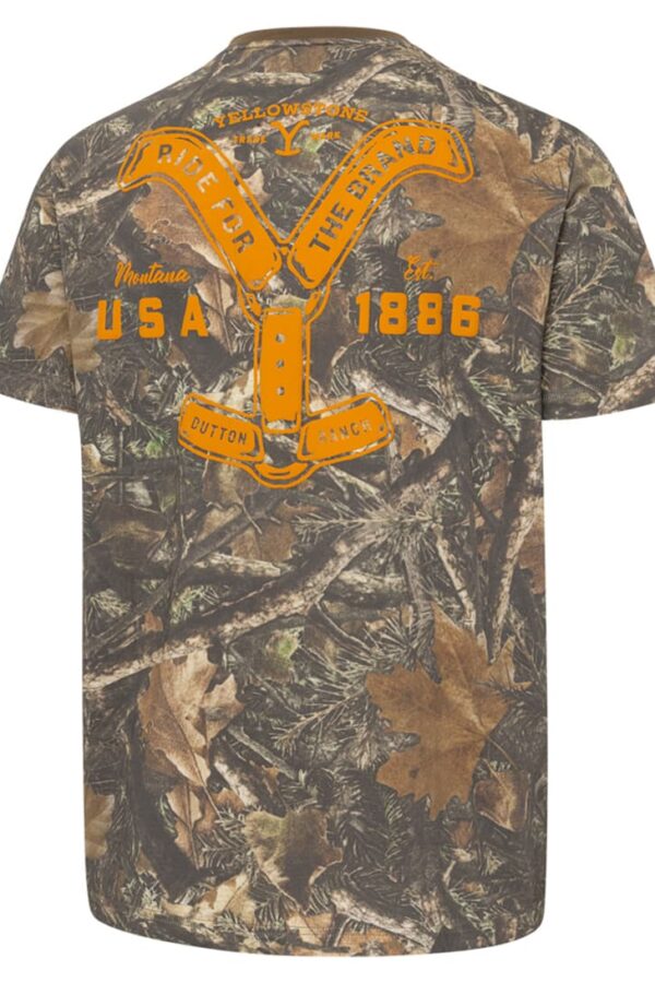 Camiseta country - Country and Rose - Ride for Bramd Camo - 2