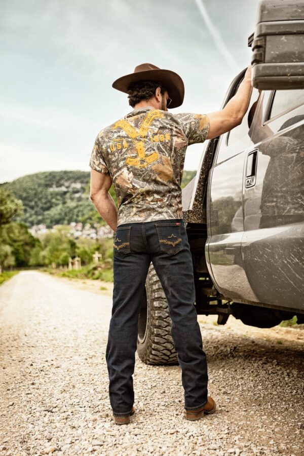 Camiseta country - Country and Rose - Ride for Bramd Camo - 5