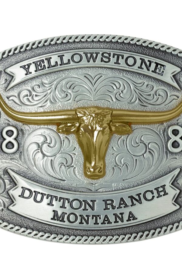 Hebilla Yellowstone - Country and Roses - Dutton Ranch Montana - 2