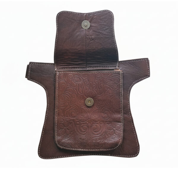 Riñonera de cuero - Country and Roses - Avalon Ocre - 33