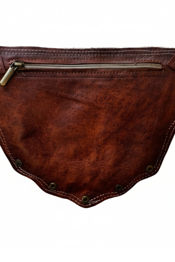 Riñonera de cuero - Country and Roses - Laramie Miel - 22