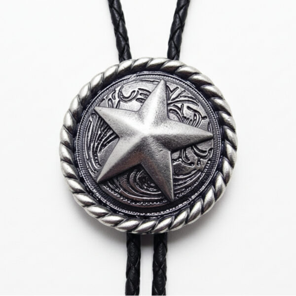 Corbatín vaquero - Country and Roses - Steel - 1