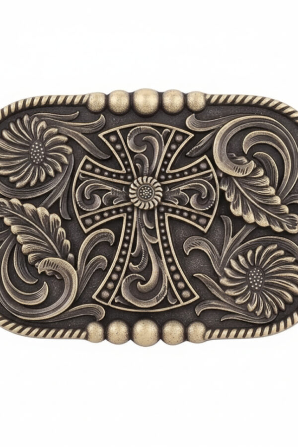 Hebilla - Country and Roses - Iron Horse - 1