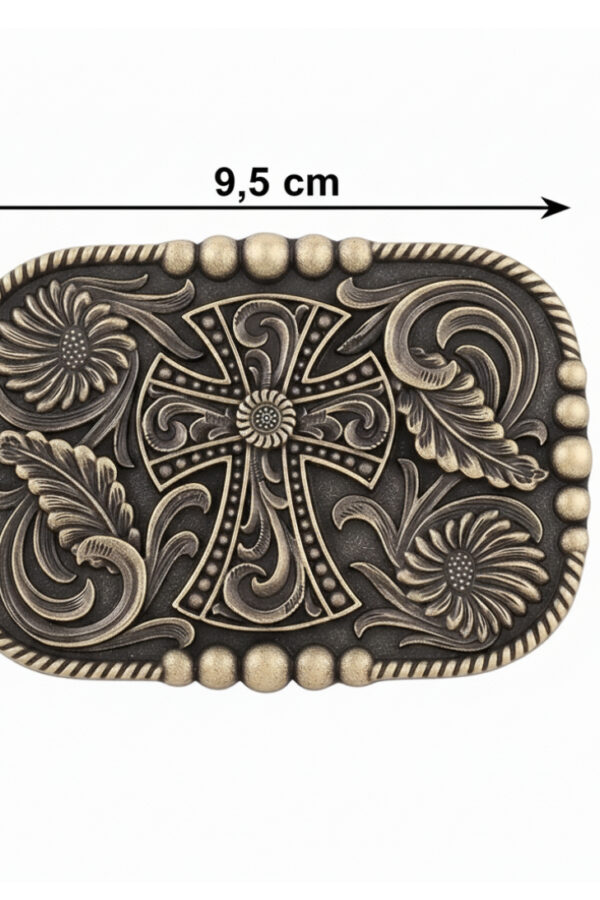 Hebilla - Country and Roses - Iron Horse - 3