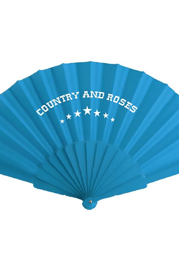 Abanico - Country and Roses - Rose Azul - 1