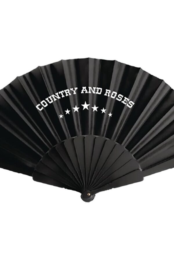 Abanico - Country and Roses - Rose Negro - 1