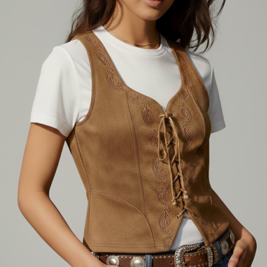 Chaleco cowgirl - Country and Roses - Dusty - 1