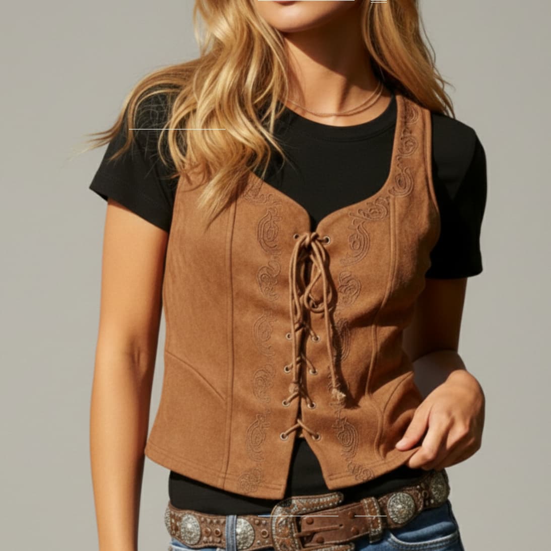 Chaleco cowgirl Dusty - Imagen 2