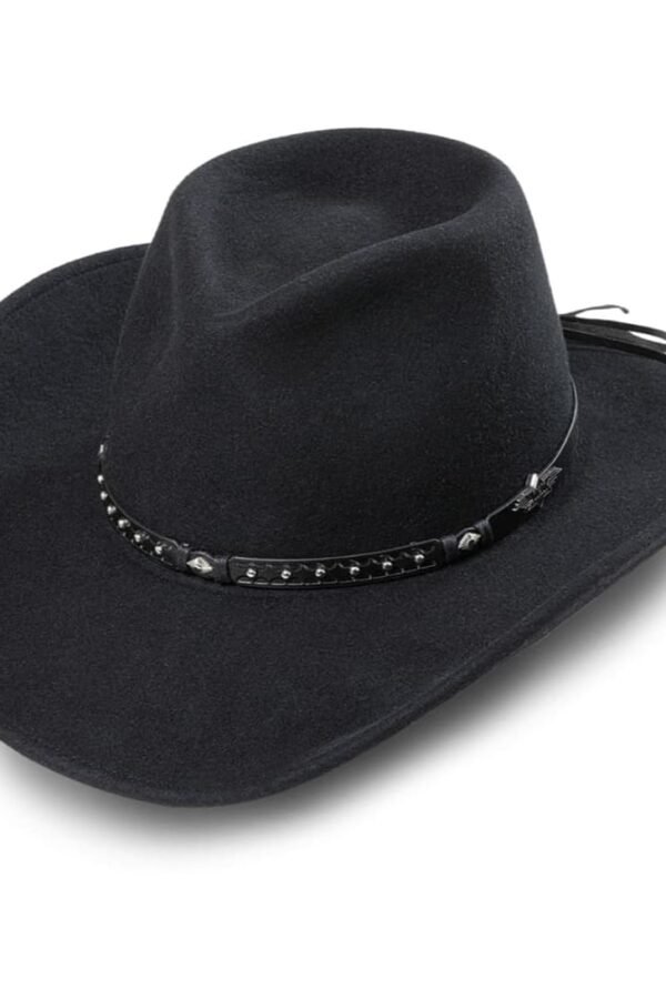 Sombrero de fieltro - Country and Roses - Reno Black - 11