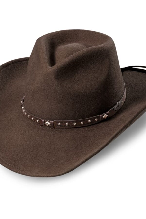 Sombrero de fieltro - Country and Roses - Reno Brown - 1